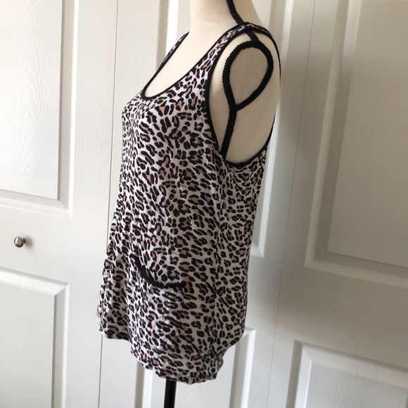 Forever 21 Juniors Racerback Tank, Medium Leopard - Picture 6 of 8